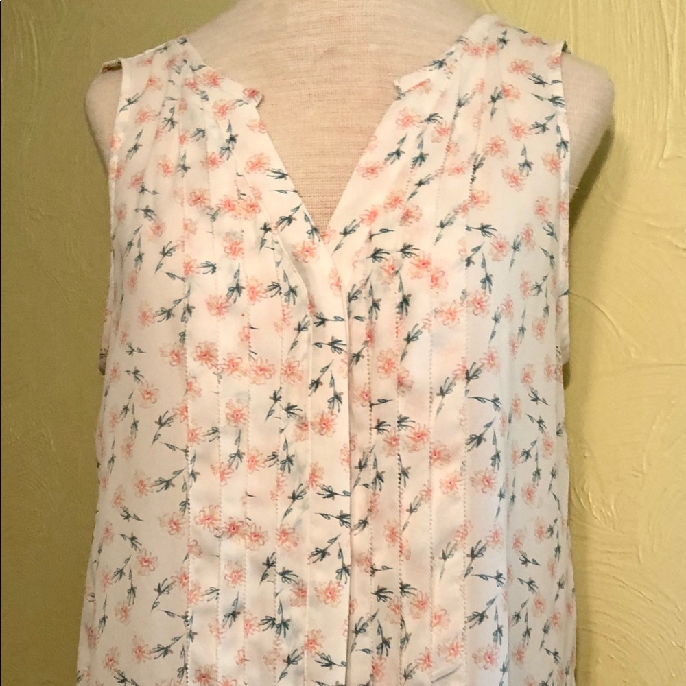 Lauren Conrad, Medium, flower, sleeveless tunic